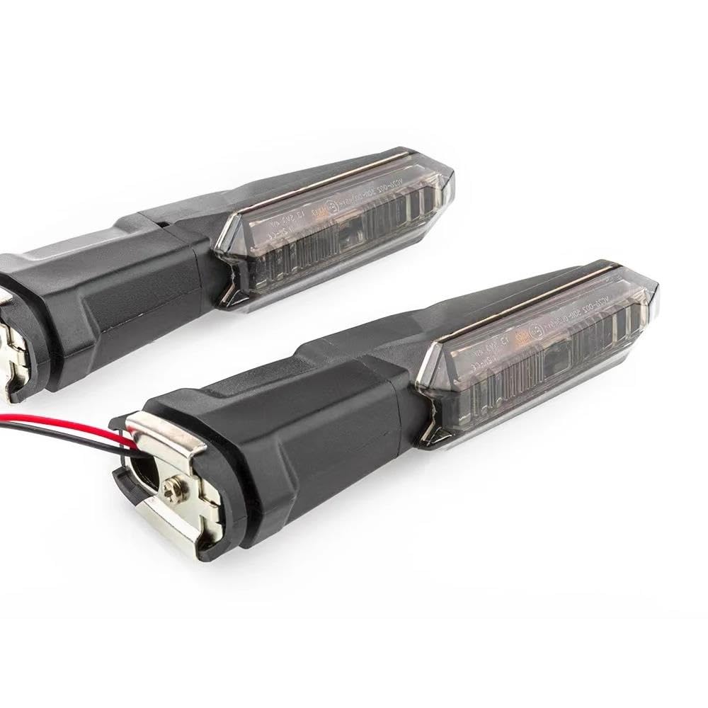 Para Kawasaki Z900 Z1000 Z800 Z750 Z650 Z300 Z400 Z125 Z900RS Motocicleta Luz LED Intermitente Intermitentes Moto(Clear 2pcs)