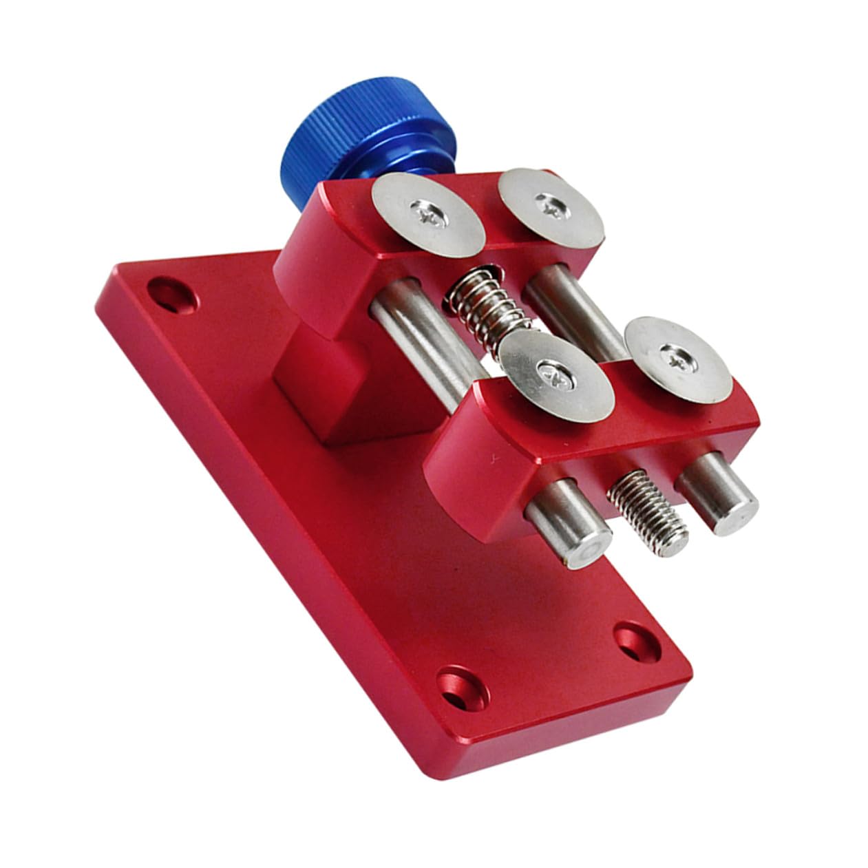 Professioneller Uhrenlünettenöffner Roter Back Case Opener Einstellbares Uhrmacherwerkzeug Präzise Gehäuseöffner Für Uhrenreparatur Und Batteriewechsel