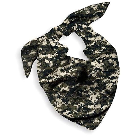 1 Pack Camouflage Bandana for Women Men Gift Packaging Cover