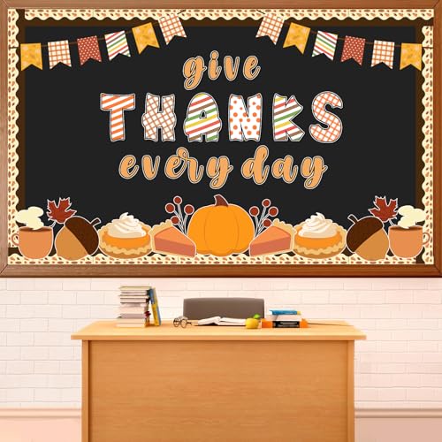 Fall Thanksgiving Pie Bulletin Board Set