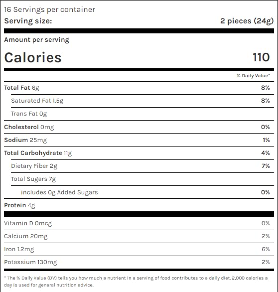 Dr. Fuhrman's Date-Nut Pop'ems (14 Oz, Chocolate Chip Cookie)