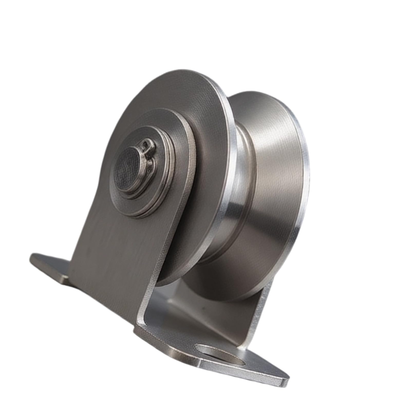 Hzbb V Type V Grooves Pulley Assembly With Fixed Bracket And Bearing For Closet Door Sliding Window Warehouse Rails Factory Tracks V Grooves Rails Wheel With Bearing