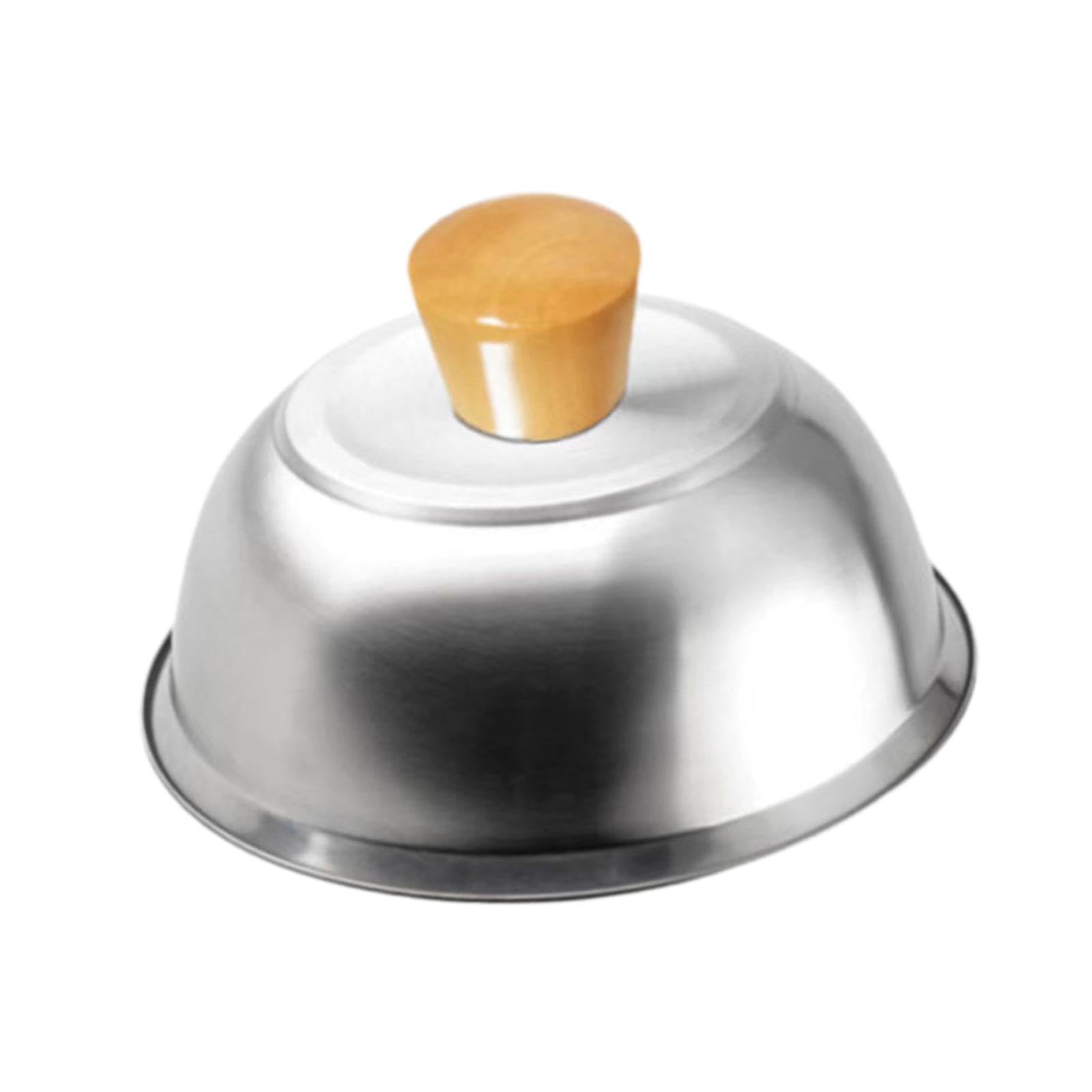 POXZSFX Grill Domes Heavy Duty Burger Cover Designed To Flavor And Cook Burgers Evenly Indoor And Outdoor Cooking Heavy Duty Griddle Dome Steam Lid Stainless