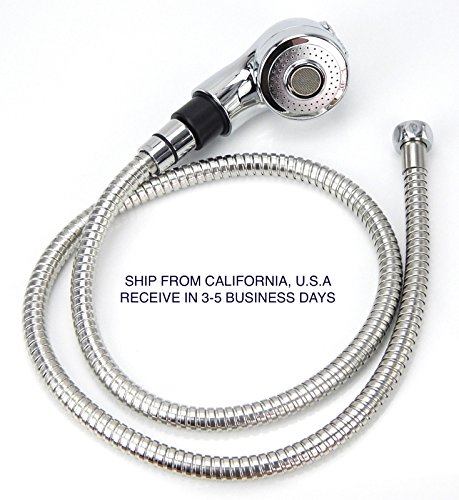 PEDICURE SPA CHAIR PART - SPRAYER HOSE & HEAD SET WITH WATER FLOW CONTROL BUTTON ;supply_by_beautyheadquarters