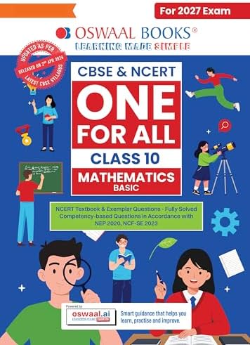 Oswaal CBSE & NCERT One for All Class 10 | Mathematics Basic | Based on ...