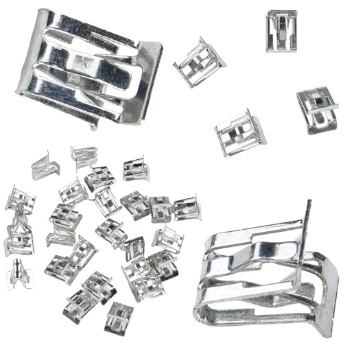 Compatible with 10-50PCS Car Console Dashboard Metal Interior Fastener Clips for Decorative Panel Universal Automotive Parts(20PCS) image 2