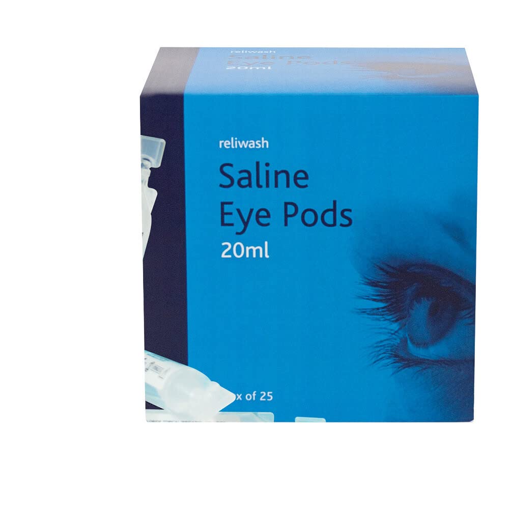 Reliance Medical Eye Wash Pods - 20Ml (25 Pack)