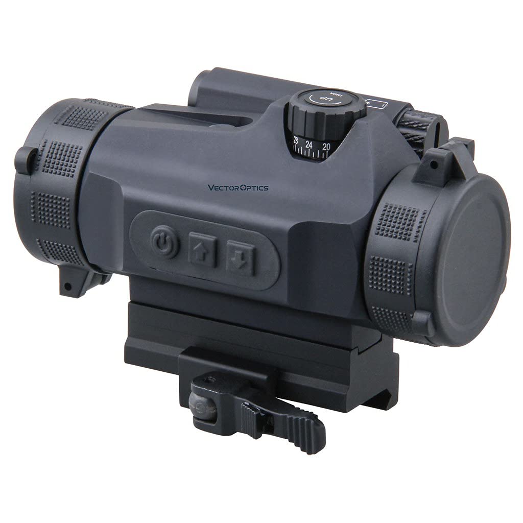 Vector Optics Nautilus 1x30 Tactical Red Dot Scope Sight with Auto Light Sensor & Manual Control, Red Illuminated Reticle, Equipped with Picatinny QD Mount Base, 11 Levels of Illumination
