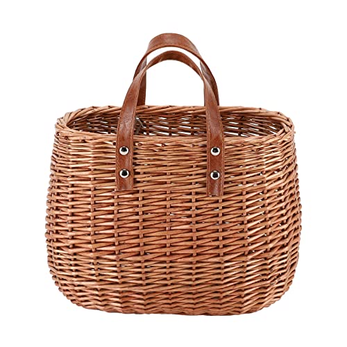 Bolso de paja tejido a mano para mujer YAHUAN miniatura 1