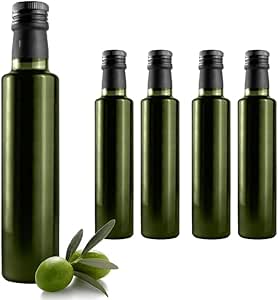 Bottiglie Vetro Scuro Per Olio E Aceto 100 Ml - Kit Da 20 Con Tappo Salvagoccia, Made In Italy - Foto 10