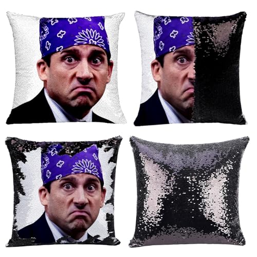 DIY Office Sequin Pillows Cover Magic Reversible Sequin...