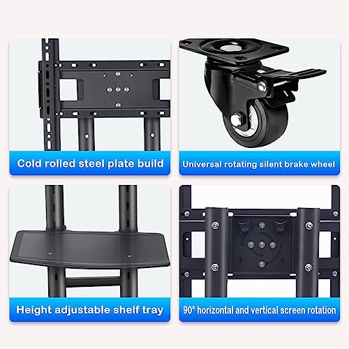 Soporte móvil para TV de 32-60 pulgadas con ruedas miniatura 3
