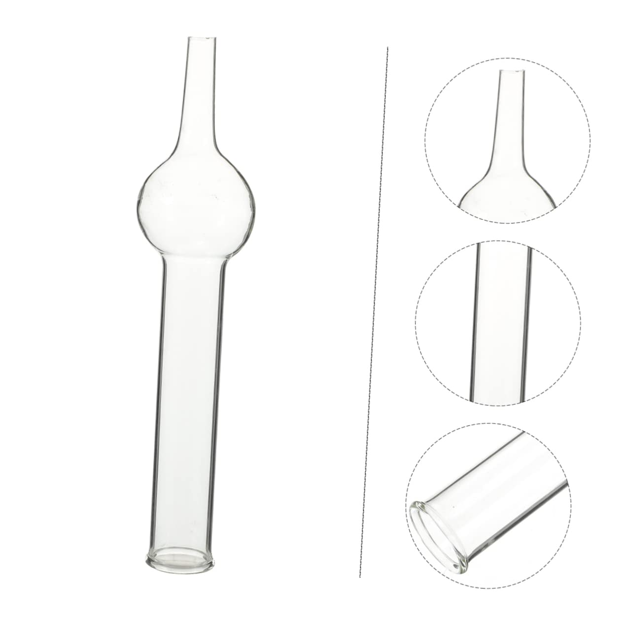 5 Stück Trockenröhrchen aus Glas für Schul und Laborexperimente mit Transparentem Design und Sorgfältiger Verarbeitung