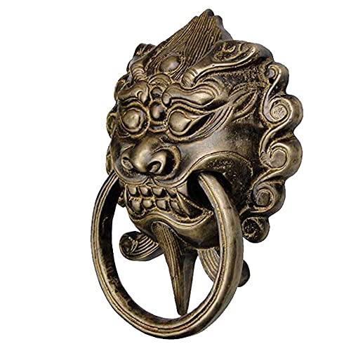 Heurtoirs de porte en laiton massif et poignées antiques de meuble