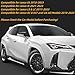 Arkdeffon 2PCS Rear View Side Mirror Cover Door Side Mirror Cover Cap Compatible with Lexus ES IS LS LC RC RCF UX 2017-2023 (Glossy Black)