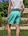 APTRO Boy's Swim Trunks with Compression Liner Quick Dry Kids Bathing Suits Board Shorts Quick Swim Summer Shorts G02-Green Fish 14-16
