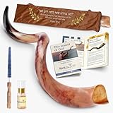 HalleluYAH Original Kosher Fully-Polished Kudu Shofar | From Israel