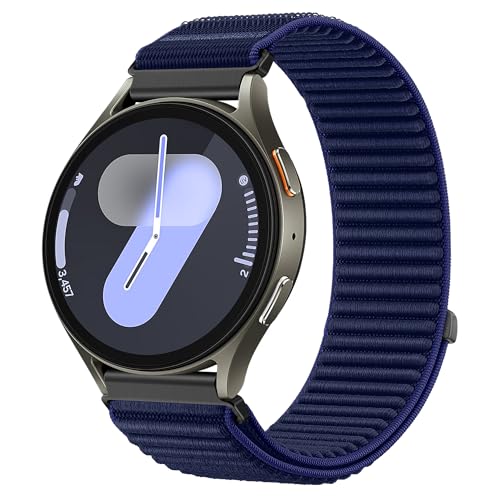 Image of XMUXI 20mm Watch Strap Nylon Compatible with Galaxy Watch 7 /6 /5 /4 40mm 44mm Straps,Compatible with Huawei Watch GT3 42mm /Forerunner 165 /Vivoactive 6 /5 /3 with One Click Metal Connector(NO WATCH)