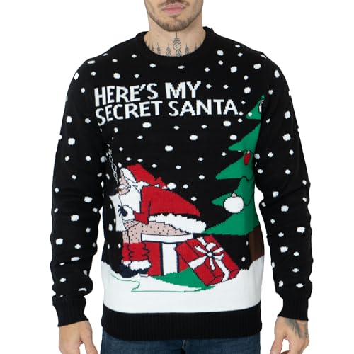 NOROZE Herren Pullover | Neuheit gestrickter Leichter Pulli mit Weihnachts | Langarm Weihnachtspullover Herrens PúLLI | Sweaters Winteroberteil Herrenoberteile