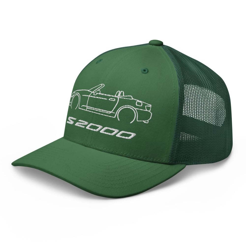 Kabriolet S2000 czapka dla fanów samochodów JDM Minimailst Outline Logo Trucker Cap