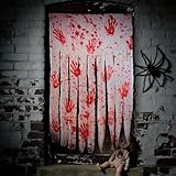 Photo Gallery jiawwan tenda per porta di halloween, 2 pezzi tenda de porta con sanguinante 100 x 165cm, panno horror insanguinata tendas portas e 1 pezzo punto biadesivo per halloween decorazione, casa sregata Photo Gallery jiawwan tenda per porta di halloween, 2 pezzi tenda de porta con sanguinante 100 x 165cm, panno horror insanguinata tendas portas e 1 pezzo punto biadesivo per halloween decorazione, casa sregata