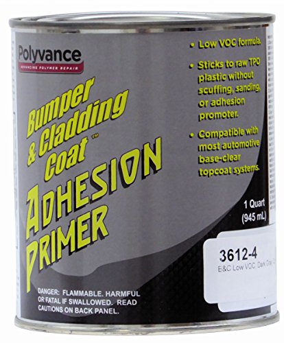 Polyvance Bumper and Cladding Adhesion Primer, Low VOC, Dark Gray, Quart