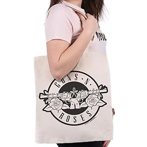 Guns N Roses Logo katoenen draagtas, Meerkleurig, Eén maat, Eco draagtas
