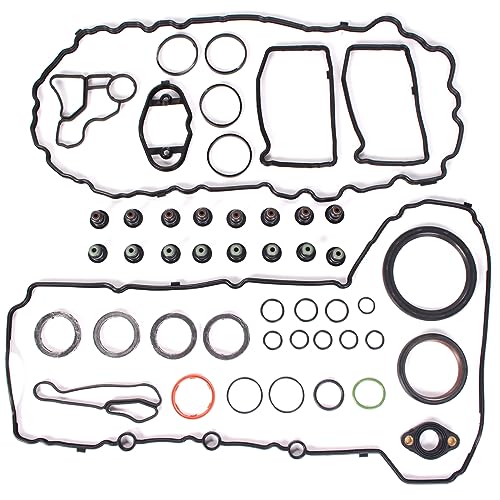 AUCERAMIC 11127588418 11617588126 Head Gasket Kit Fit for BMW 2012-2017 F10 F20 F22 F25 F30 F34 F45 125i 220i 225i 320i 328i xDrive 520Li 525Li 528i X1 X3 X4 Z4 2012-2017 N20B20A N20B20B