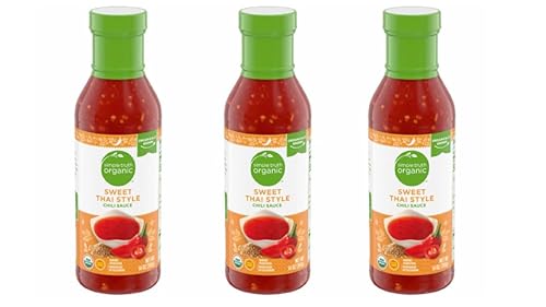 Grupo de salsa de chile (3 paquetes, salsa de chile orgánica dulce estilo tailandés)