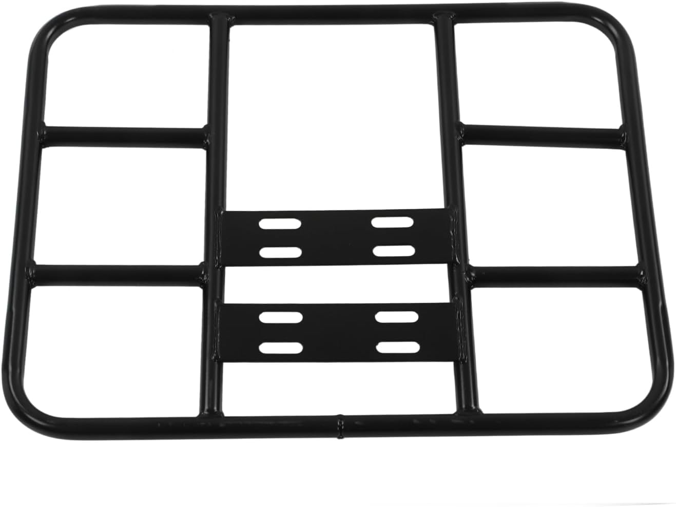 Food Delivery Box Rack Rear Grille 80kg Loading Seamless Steel Tube Universal Food Delivery Box Rack Rear Grille for Motorcycle Electric Bicycle Type 48x38cm(19''x15'')