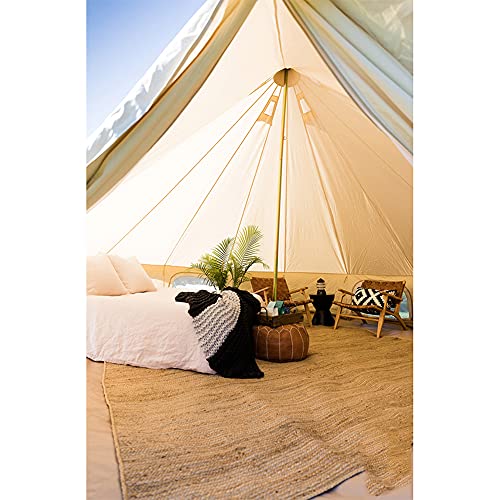 Carpa Mongolia yurta grande para camping 5-8 personas miniatura 3