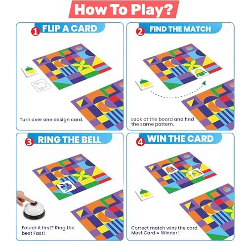 Image of Match Pop Board Game for Family & Friends | Fun Strategy Matching Game for Kids & Adults | Indoor Games for Family Game Night | Board Games for Kids 7+ Years, Boys & Girls