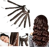 1.Soft Silk Material:The outside of the heatless curling rod headband is made of silk.Can effectively protect the quality of hair.Ours curling tongs inside use High-grade rubber rod material is used, which is softer and has no peculiar smell. You can freely divide the heatless curlers for long hair into the curvature you want to make your hairstyle.