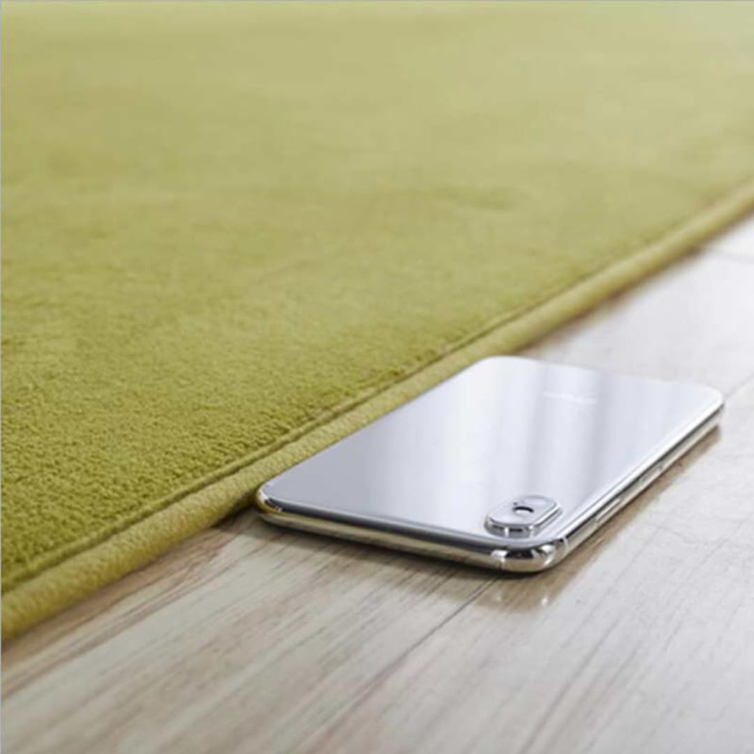 Tappeto per soggiorno, zona divano, tappeto a pelo corto per camera da letto, spesso e morbido, tappetino da comodino, tappetino per balcone, decorazione per la casa (personalizzato/cammello chia