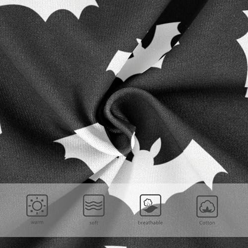 Designer Girls Underwear Toddler 2t Cotton Panties Little Girl White Bat Black Halloween Briefs Underpants3