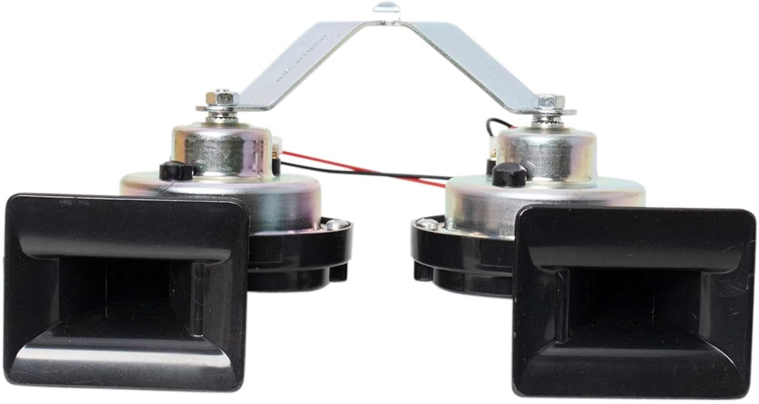 TRQ Horn Assembly High & Low Pitch for 04-08 Ford F150 Lincoln Mark LT New