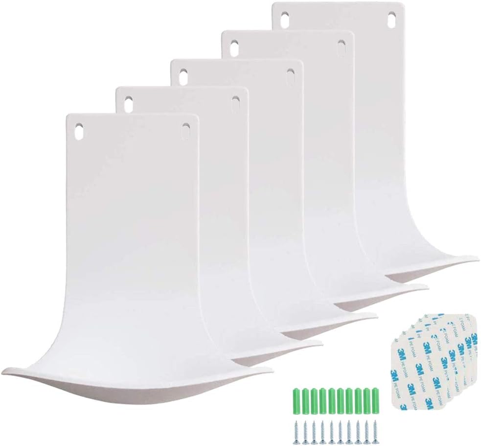 Drip Tray for Automatic Soap Dispenser, Wall Mount Soap Dispenser Bracket, Laundry Detergent Drip Tray, Easy to Clean(White,5pcs)
