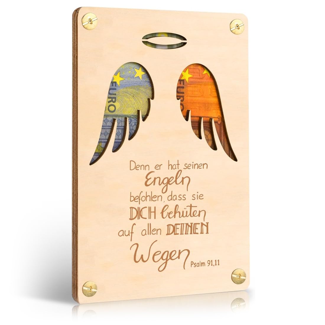 YIPFEN Geldgeschenk aus Holz für Kommunion und Konfirmation Geschenk für Jungen und Mädchen kreative Geschenkidee zur Taufe Jugendweihe