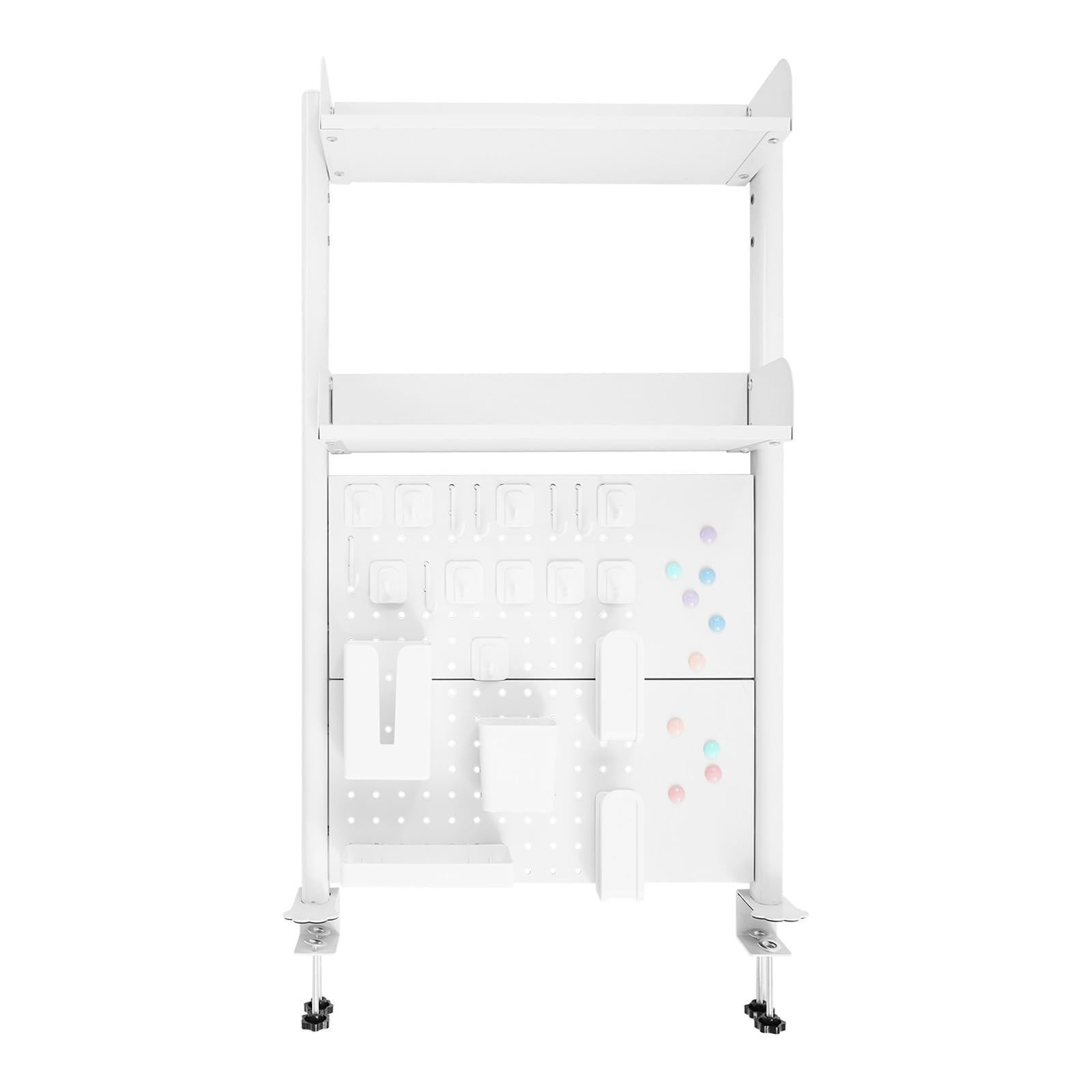 Regał stołowy, wielofunkcyjny organizer na biurko, organizer na biurko, regulowany stół, do gabinetu, sypialni, pokoju dziecięcego, 95 x 60 x 12,5 cm