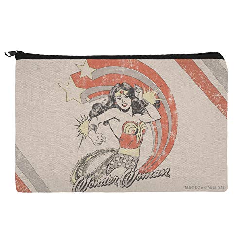 Wonder woman deflecting with bracelets pencil pen organizer zippe…