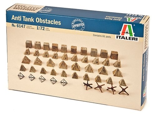 Italeri 510006147 - 1:72 Panzerabwehr Hindernisse