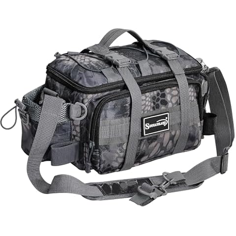 Sougayilang Fishing Tackle Storage Bag with Padded Strap Cover