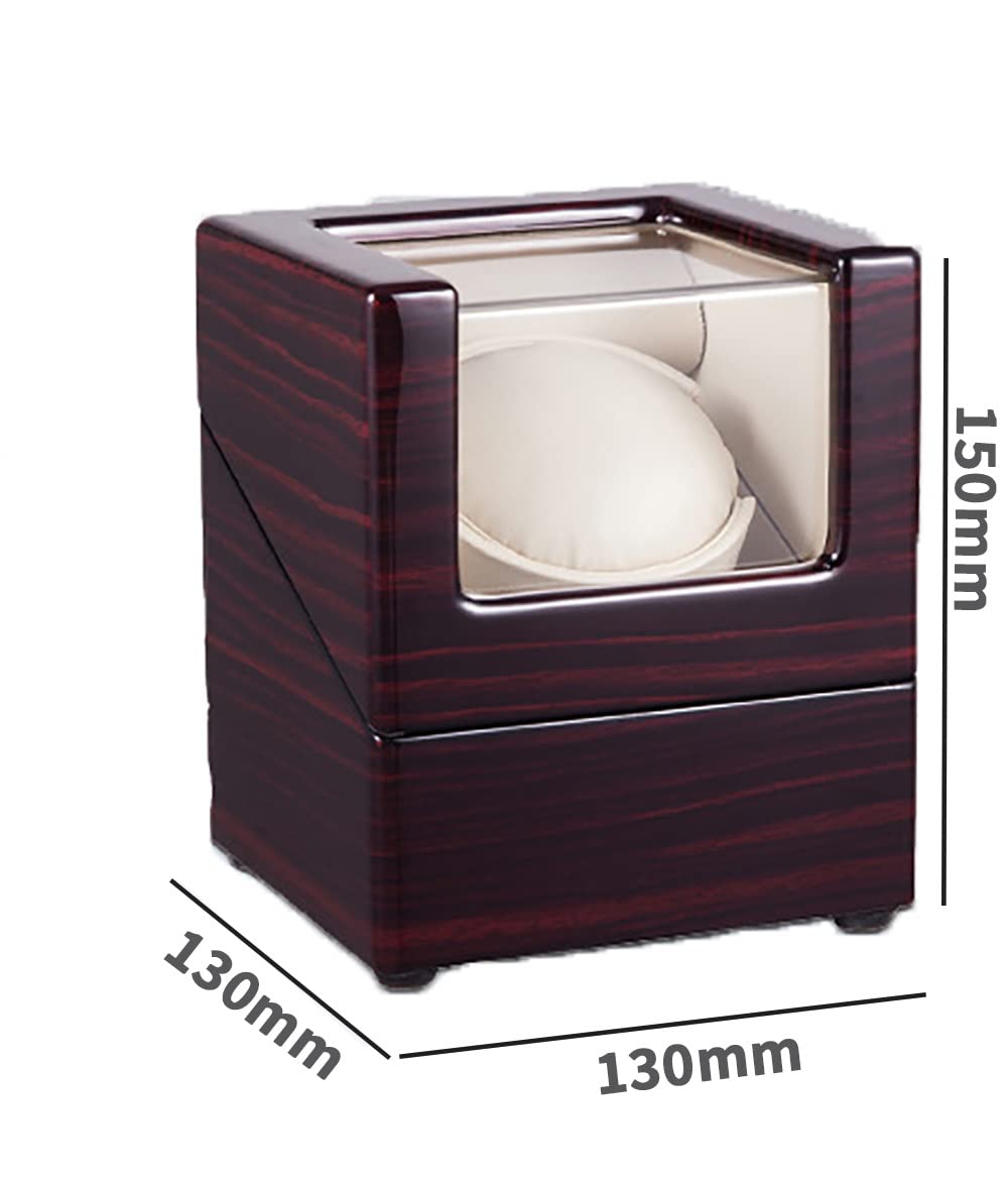 PAHION Automatische Uhrenbeweger Für 1 Bis 2 Uhren Mit Leisem Motor Vitrine Für Herren- Und Damenarmbanduhren Luxuriöse Uhrenaufbewahrungsbox Aus Holz
