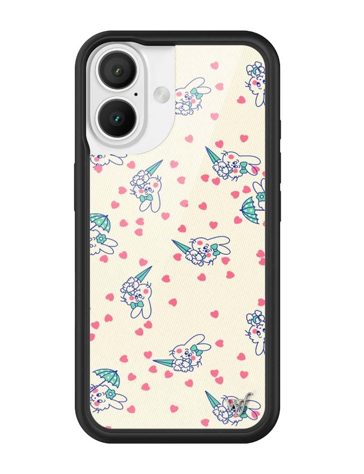 Image of Wildflower Cases - Compatible with iPhone 16 | Protective Black Bumper, 6.5ft Drop Test Certified, Women Owned Small Business | Ashley Williams - Bunny Baby