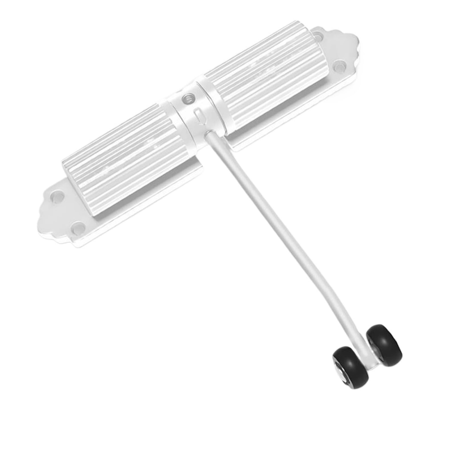 Door Closer, Automatic Spring Adjustable Door Closer Heavy Duty Household Buffer,Commercial & Home Use(White)