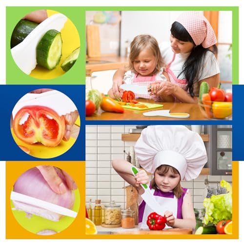 Image of Yeeammk Montessori Toddler Knife Set-3PCS Kids Safe Knives for Real Cooking Kids Cooking Sets Real Cooking Kitchen Tools Toddler Friendly Knives
