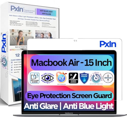 Image of Pxin Mac book Air 15 inch | Anti Glare | Anti Bluelight Screen Guard