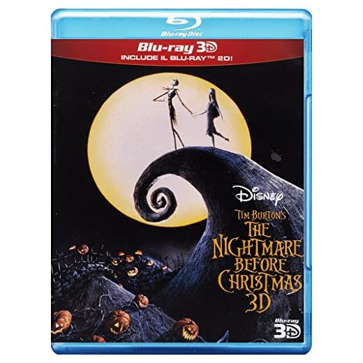 The nightmare before Christmas (2D+3D) [Italia] [Blu-ray]