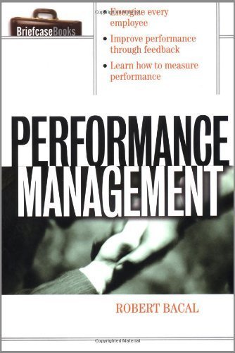 Performance Management by Robert Bacal (1998-11-30)