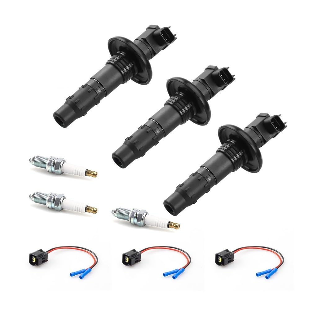 Bujías Bobina de Encendido Bujías con Chispa para Sea Doo RXT RXP GTX para GTR GTI Wake GTS 130 155 215 255 260 296000307 420664020 290664020